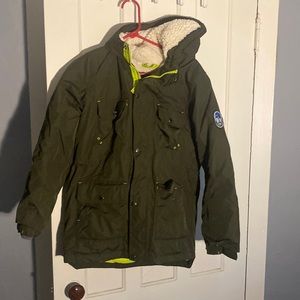 Boys Lands End expedition parka large